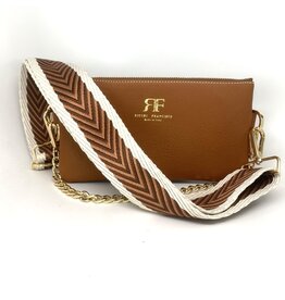 WHRF Italian Leather Crossbody - Marrone