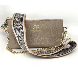 WHRF Italian Leather Crossbody -Sabbia