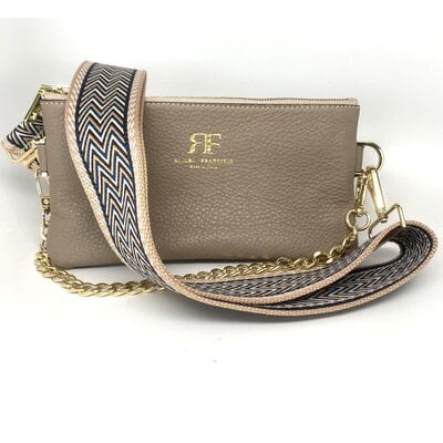 WHRF Italian Leather Crossbody -Sabbia