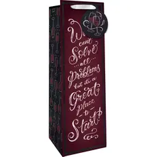 WHJR- Problem Solver Wine Bottle Gift Tote