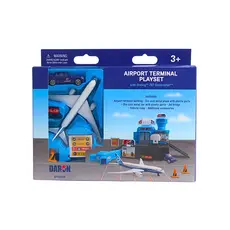 Airport Building Play Set w/ Boeing Single Plane