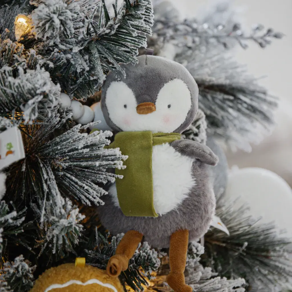 XMAS Snowcone Penguine Roly Poly Plush