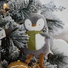 XMAS Snowcone Penguin Roly Poly Plush
