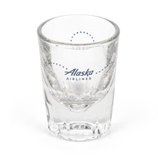 WHAA-  Alaska Airlines Flight Line Shot Glass