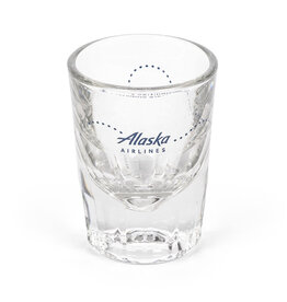 WHAA- Alaska Airlines Flight Line Shot Glass