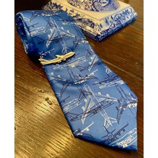 WHAN- Just Plane Crazy -Antiqued Silver Tiebar