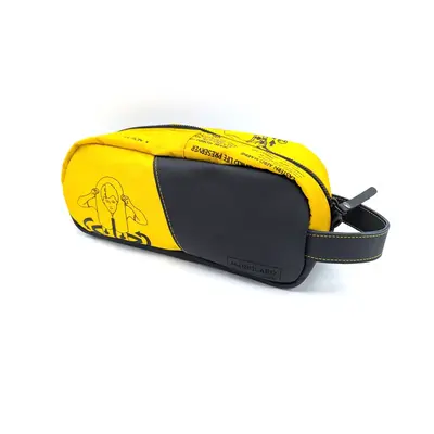 WH1MACL- Aircraft Life Jacket Toiletry Bag with Leather