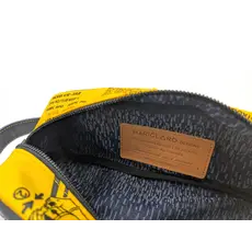 WH1MACL- Aircraft Life Jacket Toiletry Bag with Leather