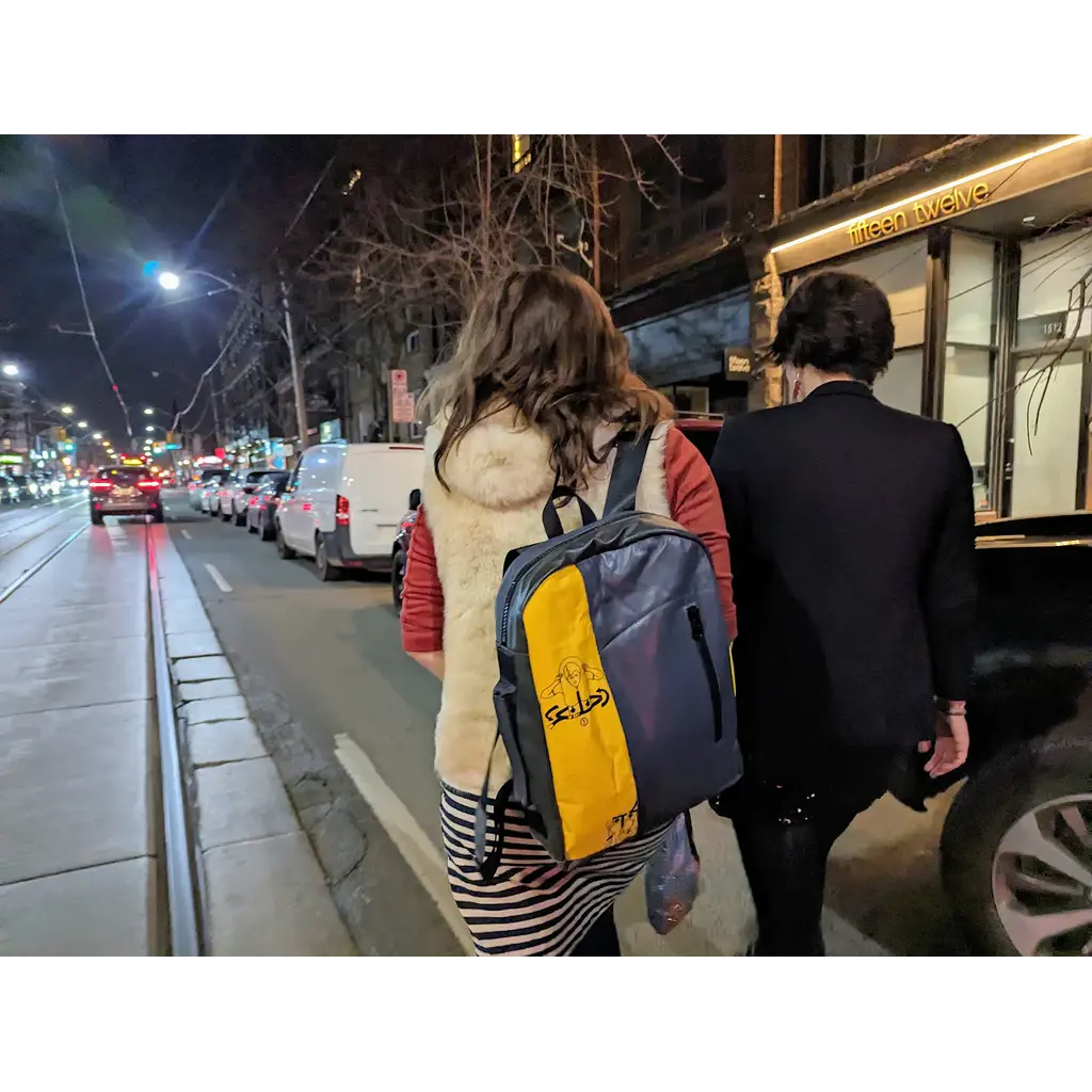 WH1MACL- Life Jacket Satellite  Backpack recyld