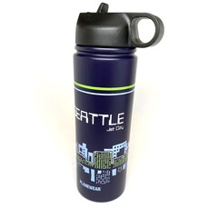 WHLB- Seattle Jet City Water Bottle Blue