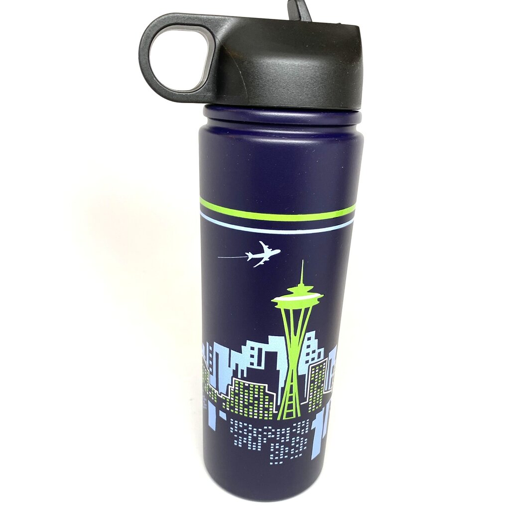 WHLB- Seattle Jet City Water Bottle Blue