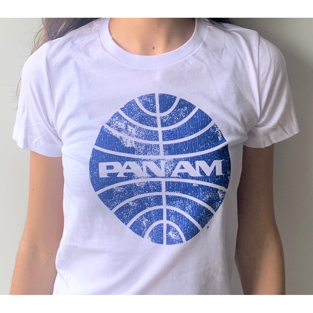 WHPP- Pan Am White Globe Womens T-shirt