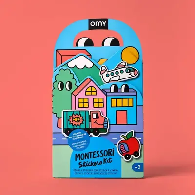 Montessori Decor Vroom Vroom Sticker Book