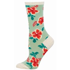 Womens Socks Hibiscus