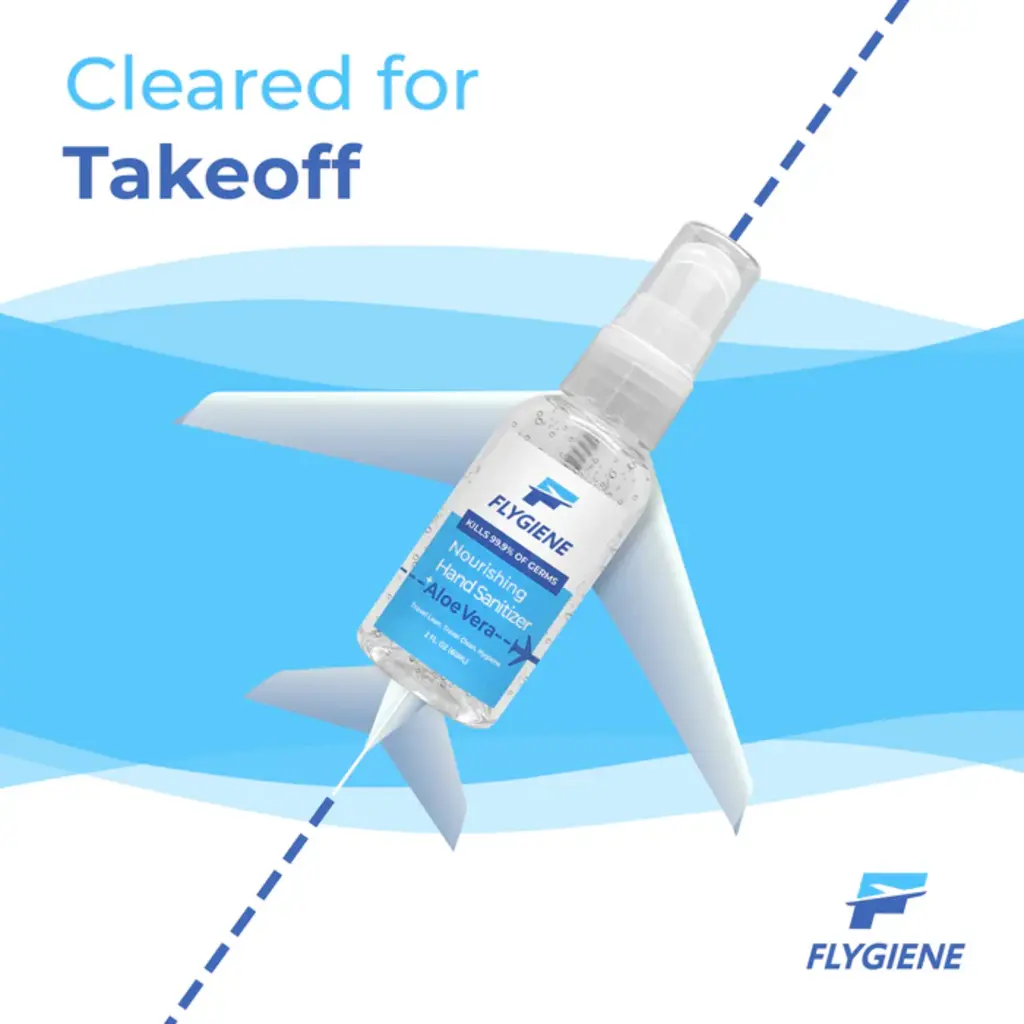 WH1FG FLYGIENE Hand Sanitizer with Aloe