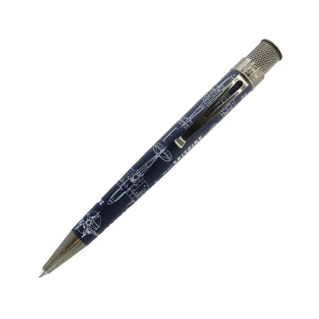 1R51 Spitfire Blueprint Tornado™ Rollerball Pen
