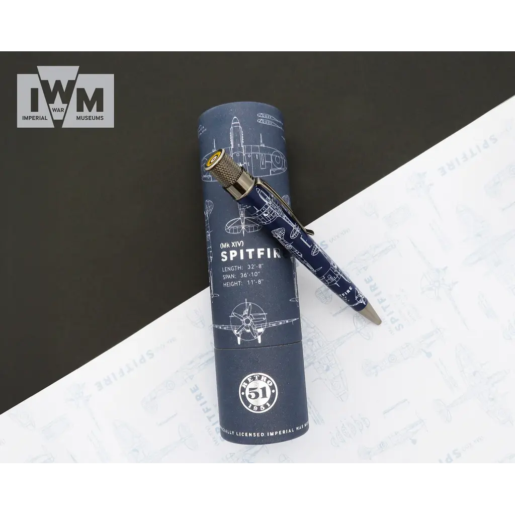 1R51 Spitfire Blueprint Tornado™ Rollerball Pen