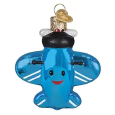 WHOWC- Old World Christmas Misfit Plane Ornament
