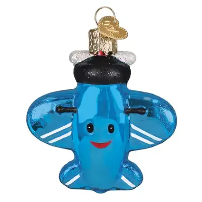WHOWC- Old World Christmas Misfit Plane Ornament