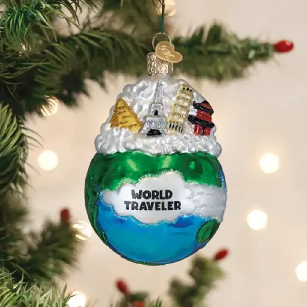 WHOWC- Old World Christmas World Traveler Ornament