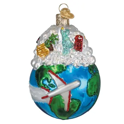 WHOWC- Old World Christmas World Traveler Ornament