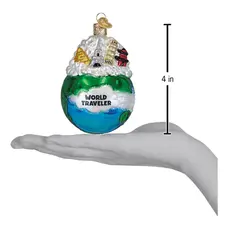 WHOWC- Old World Christmas World Traveler Ornament
