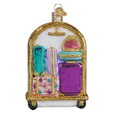 WHOWC- Old World Christmas Hotel Luggage Cart