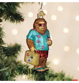 WHOWC- Old World Christmas Sasquatch Gone Tropics
