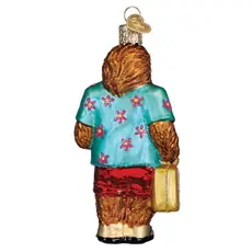 WHOWC- Old World Christmas Sasquatch Gone Tropics