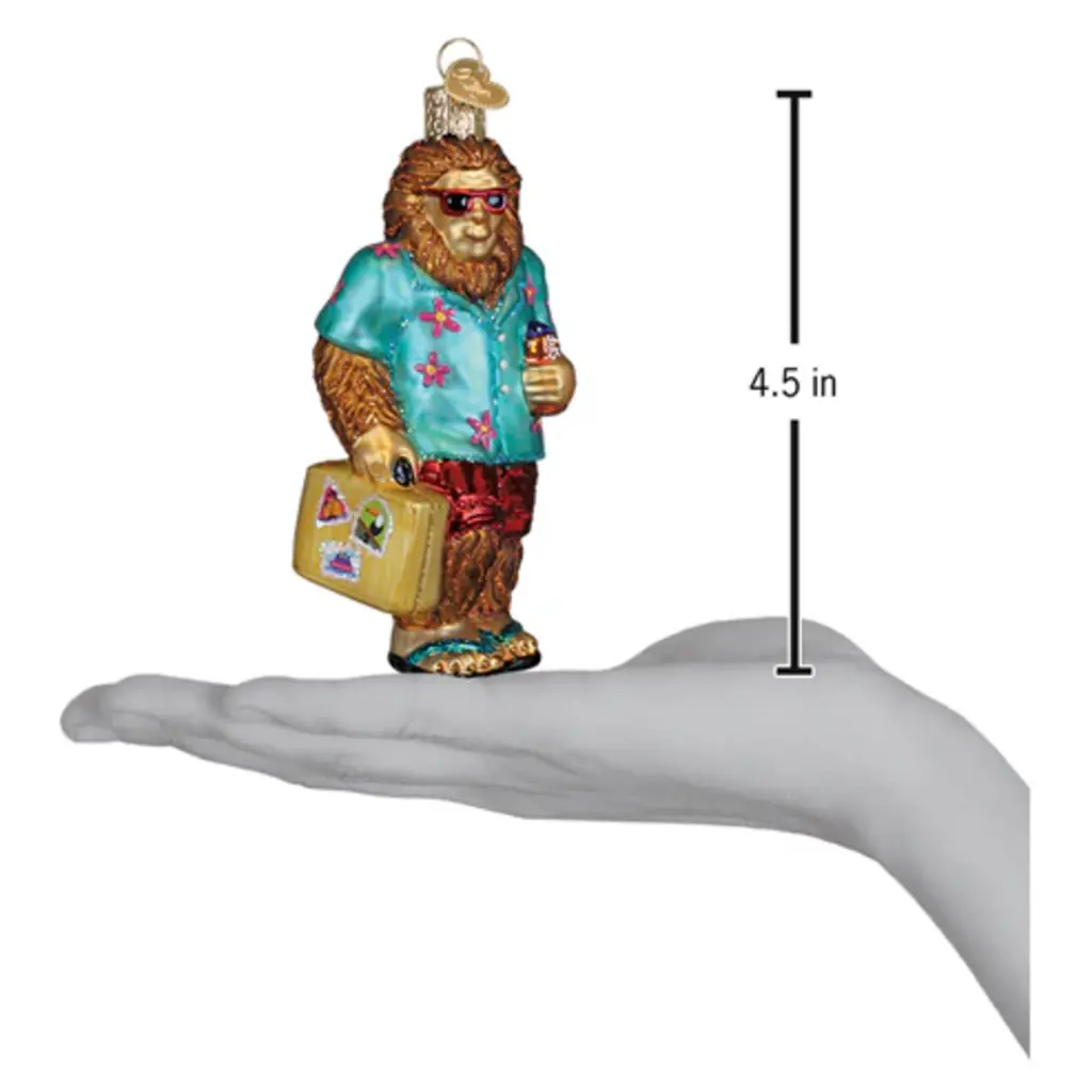 WHOWC- Old World Christmas Sasquatch Gone Tropics