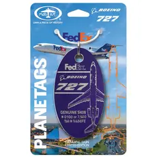 Plane Tag FedEx Boeing 727 Purple