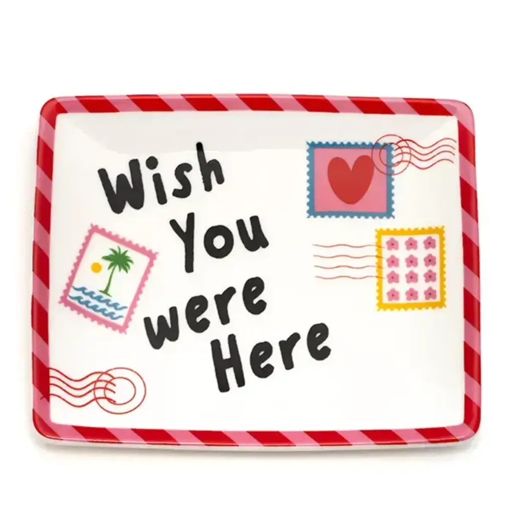 WHLR- Postcard Ceramic Trinket Tray