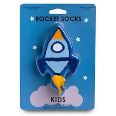 WHLR- 3D Crew Rocket Ship Kids Socks