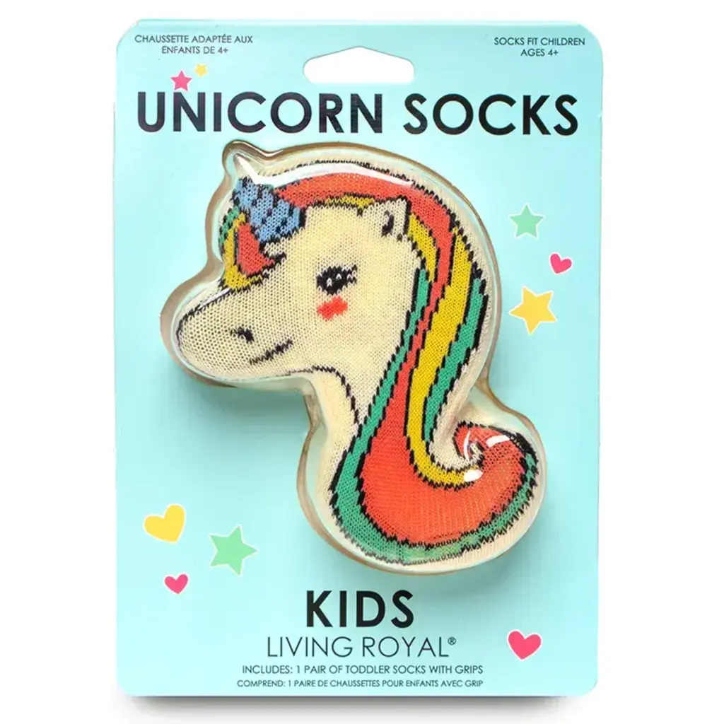 WHLR- 3D Crew Unicorn "Stay Magical" Kids Socks