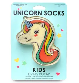 WHLR- 3D Crew Unicorn "Stay Magical" Kids Socks