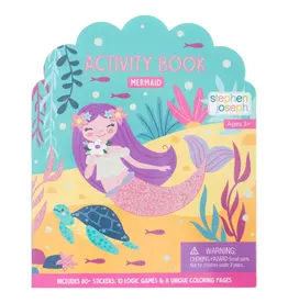 Mermaid Glitter Kids Activity Book
