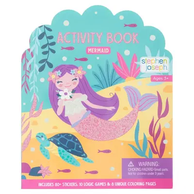Mermaid Glitter Kids Activity Book