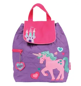 Quilted Unicorn Purple Backpack
