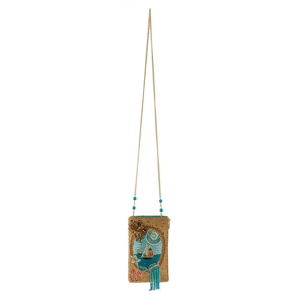WH1MF- Mary Frances Cell Phone Crossbody - Sail Away