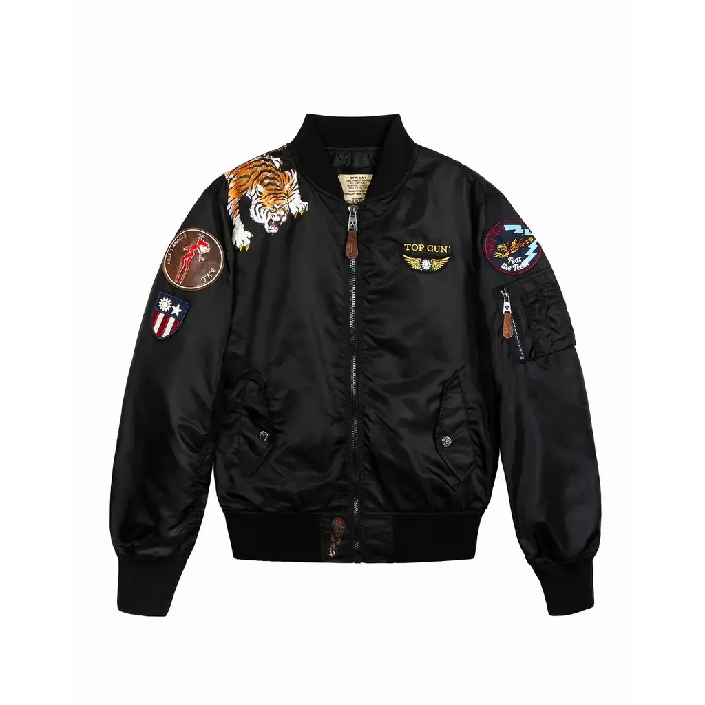 Top Gun Flying Tigers Bomber Jacket