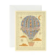 WHRP- Hot Air Balloon Birthday Greeting Card