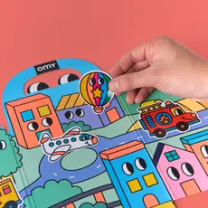 Montessori Decor Vroom Vroom Sticker Book