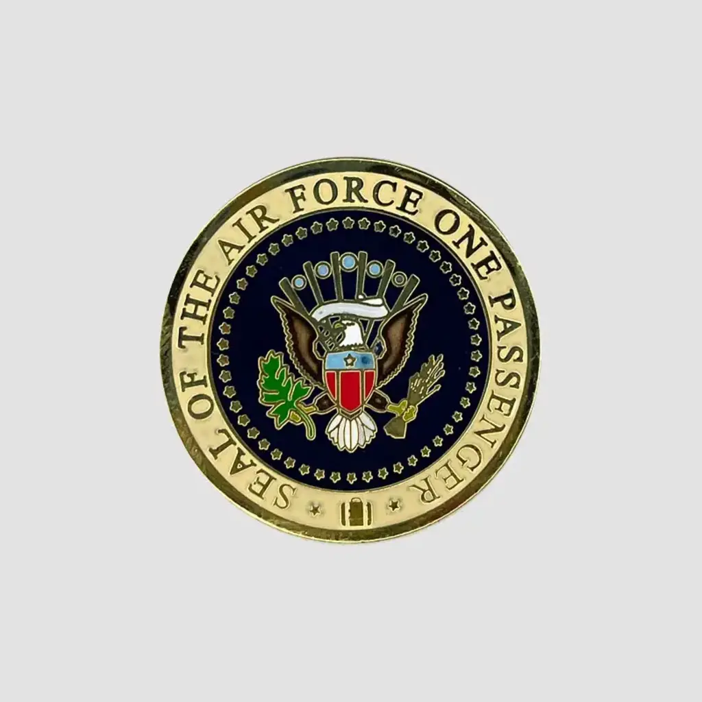 WHAT-1 Air force One Passenger Enamel Pin