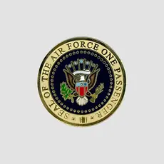 WHAT-1 Air force One Passenger Enamel Pin
