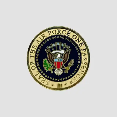 WHAT-1 Air force One Passenger Enamel Pin