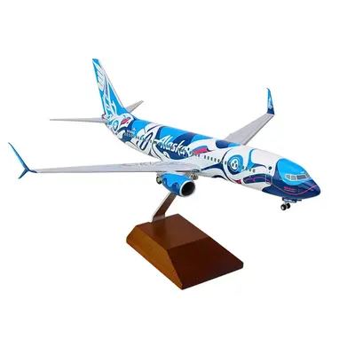 Alaska 737-800 Salmon 1/100