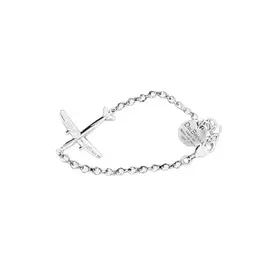 WHDB- Airplane Bracelet in Silver