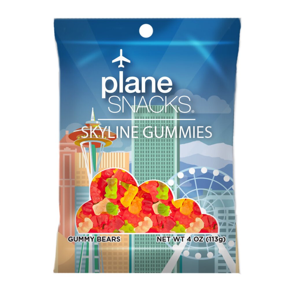 WHPWNS- Plane Snacks Skyline Gummy Bears