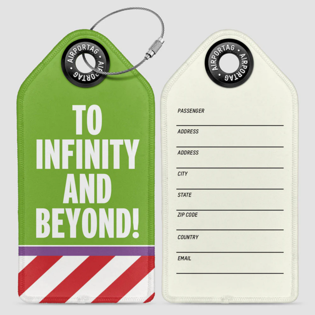 WHAT-2 'To Infinity and Beyond!' Luggage Tag