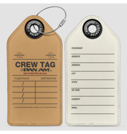 WHAT-2 Pan Am CREW Tag Luggage Tag